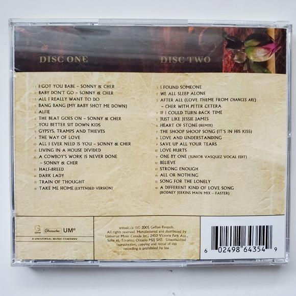 Cher Gold CD 2 Disc Album - Picture 3 of 5